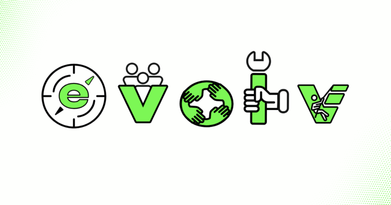 Updated Company Values as Icons for Evolv Technologies