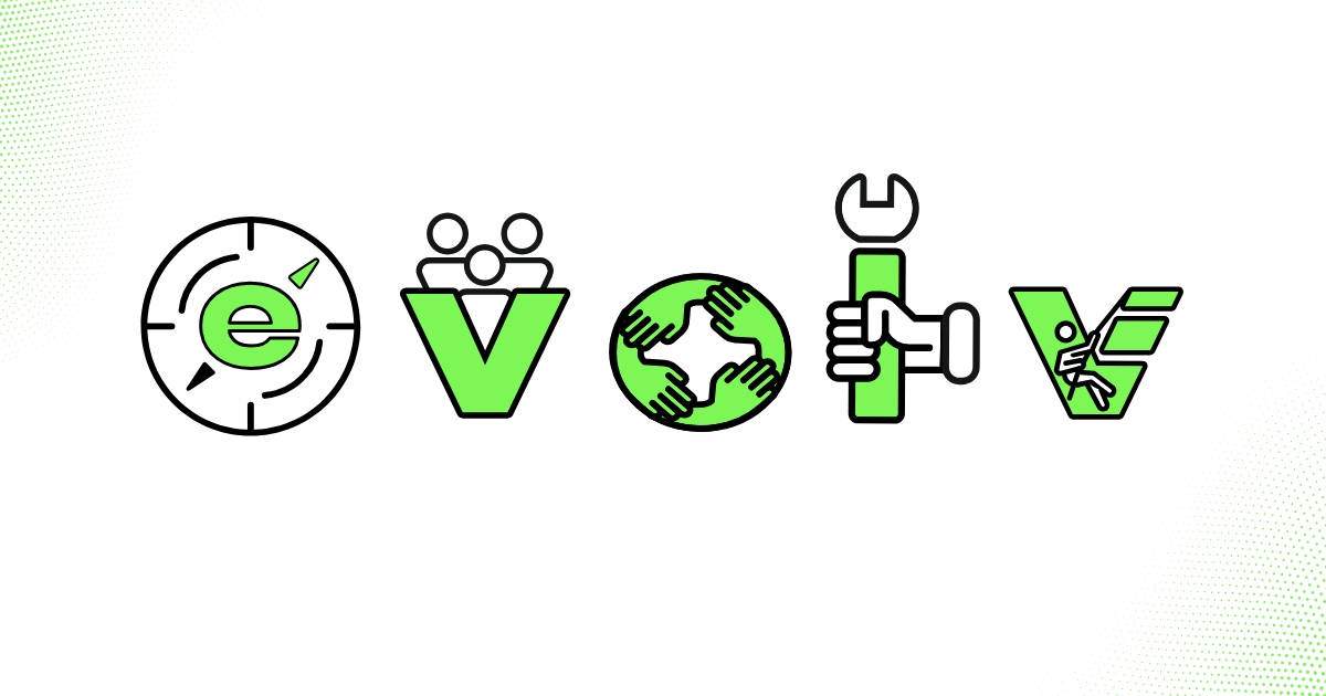 Updated Company Values as Icons for Evolv Technologies