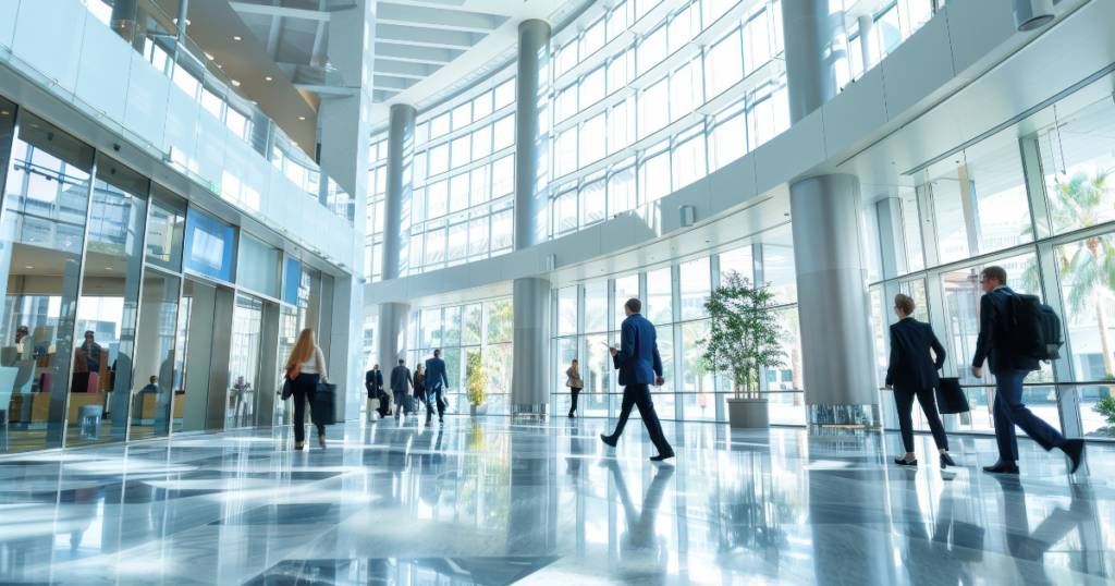corporate office entrance