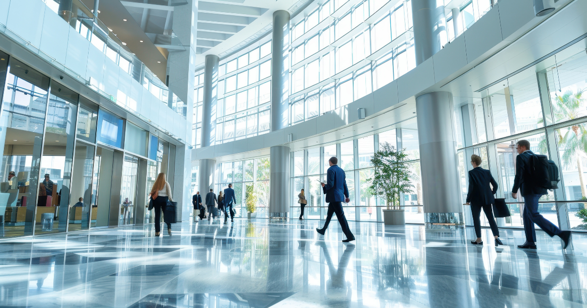 corporate office entrance
