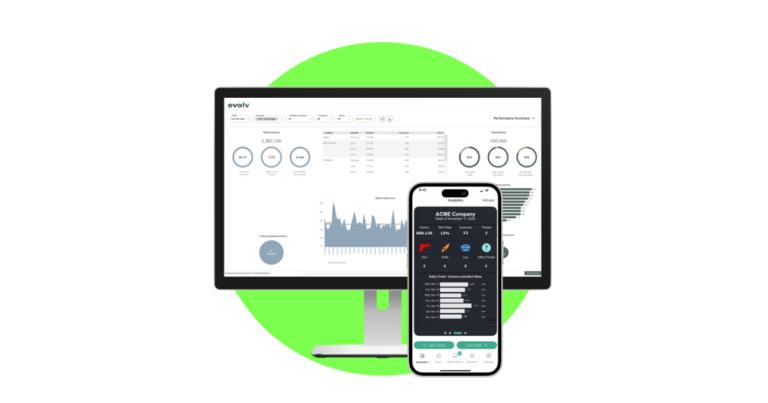 Screening data in MyEvolv dashboard