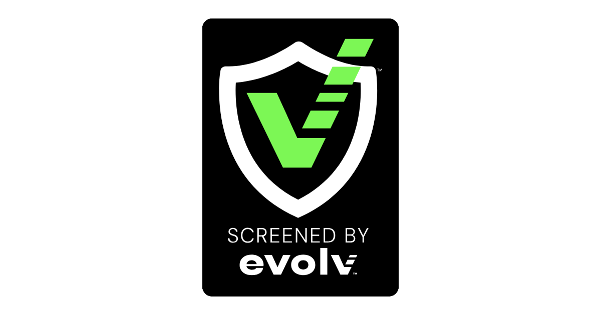 screened by evolv logo