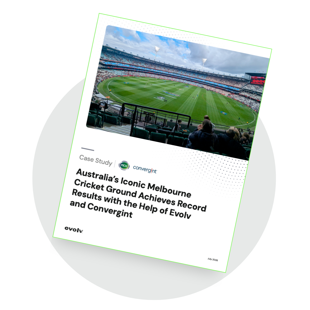 Melbourne Cricket Ground and Evolv partnership case study