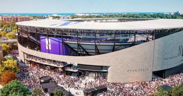 campus security at northwestern's new ryan field